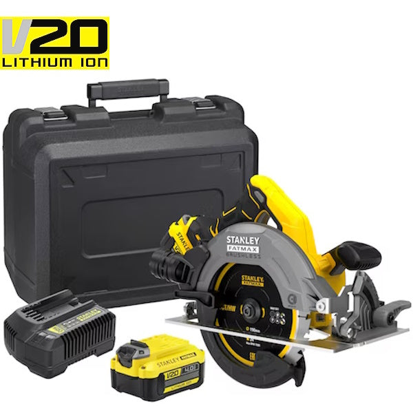 STANLEY SEGA CIRCOLARE A BATTERIA D.MM 165 18V 4,0AH ART.SFMCS500M2K-QW