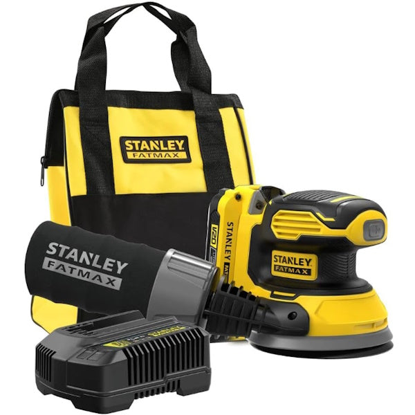 STANLEY LEVIGATRICE ROTORBITALE A BATTERIA 18V 2,0AH SFMCW220D1S-QW