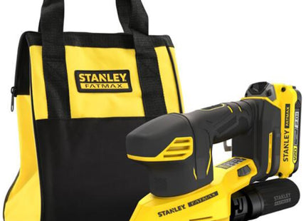 STANLEY LEVIGATRICE ORBITALE A DELTA A BATTERIA 18V 2,0AH SFMCW221D1S-QW