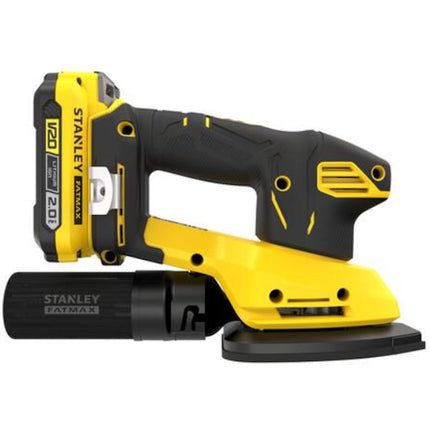 STANLEY LEVIGATRICE ORBITALE A DELTA A BATTERIA 18V 2,0AH SFMCW221D1S-QW