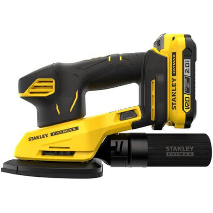 STANLEY LEVIGATRICE ORBITALE A DELTA A BATTERIA 18V 2,0AH SFMCW221D1S-QW