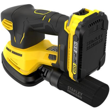 STANLEY LEVIGATRICE ORBITALE A DELTA A BATTERIA 18V 2,0AH SFMCW221D1S-QW