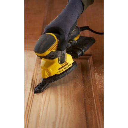 STANLEY LEVIGATRICE ORBITALE A DELTA A BATTERIA 18V 2,0AH SFMCW221D1S-QW