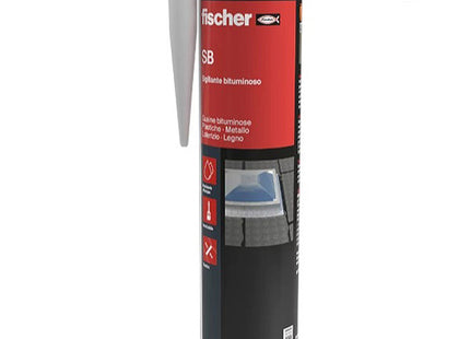 FISCHER SIGILLANTE ACRILICO BITUMINOSO SB-NE NERO RAL 9005 ML310