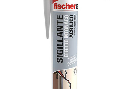 FISCHER SIGILLANTE ACRILICO RUVIDO SAR-BI BIANCO RAL 9010 ML310