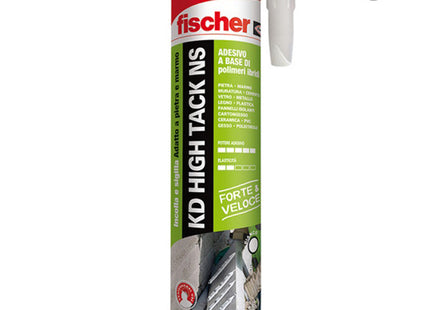 FISCHER SIGILLANTE ADESIVO KD HIGH TACK NS BIANCO ML290