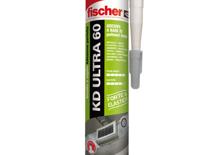 FISCHER SIGILLANTE ADESIVO EXTRA FORTE KD ULTRA 60 GRIGIO ML290