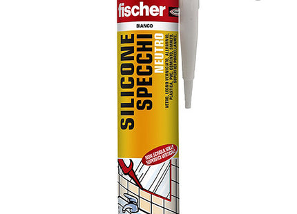 FISCHER SILICONE NEUTRO SPECCHI SNF BIANCO RAL 9010 ML310