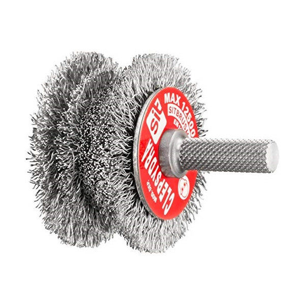 SIT SPAZZOLA CIRCOLARE IN ACCIAIO SAGOMATA CON GAMBO D.MM60/50 ART.0880