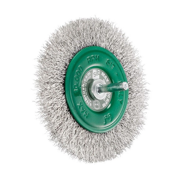 SIT SPAZZOLA CIRCOLARE IN ACCIAIO INOX CON GAMBO