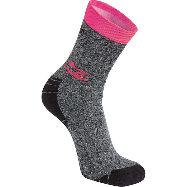 U-POWER CALZE TECNICHE MOD. GIADY GREY FUCSIA CONF.DA 2 PAIA TG.UNICA