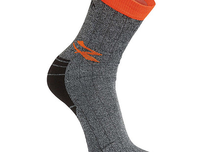 U-POWER CALZE TECNICHE MOD. GIADY ORANGE FLUO CONF.DA 2 PAIA TG.UNICA