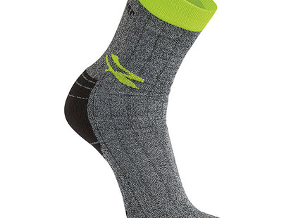 U-POWER CALZE TECNICHE MOD. GIADY YELLOW FLUO CONF.DA 2 PAIA TG.UNICA