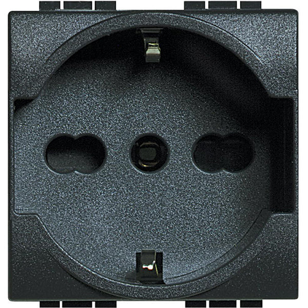 BTICINO LIVINGLIGHT PRESA SCHUKO BIPASSO 2P+T 10/16A