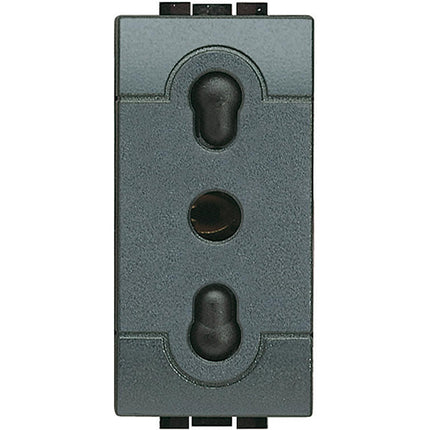 BTICINO LIVINGLIGHT PRESA 2P+T 10/16A BIPASSO 230V