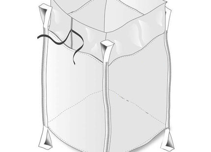 SACCO PER MACERIE PORTATA KG1500 CON 8 MANIGLIE CM80X80X80H