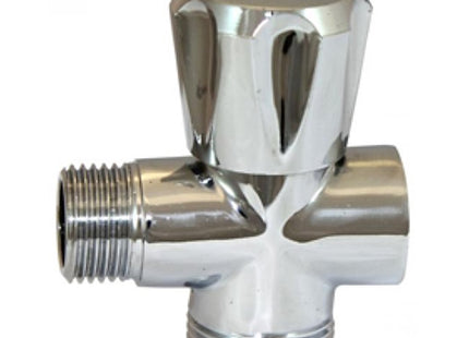 IDRO-BRIC RUBINETTO A 3 VIE SOTTOLAVABO DA 1/2"X1/2"X3/4"