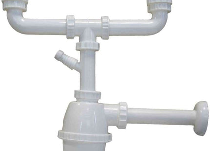 IDRO-BRIC SIFONE MOPLEM 2 VIE SENZA PILETTA DA 1"1/4X32