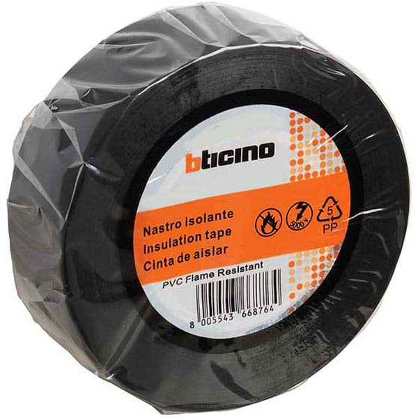 BTICINO NASTRO ISOLANTE IN PVC COLORE NERO