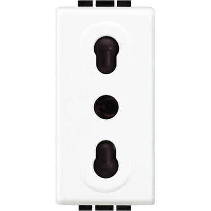 BTICINO LIVINGLIGHT PRESA 2P+T 10/16A BIPASSO 230V