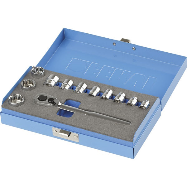 FERVI SERIE BUSSOLE A PROFILO RIBASSATO CON CRICCHETTO DA 1/4" PZ12