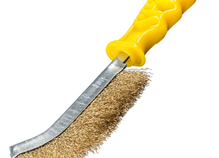 SIT SPAZZOLA SPID GIALLA IN OTTONE CON MANICO MM245 ART.0012