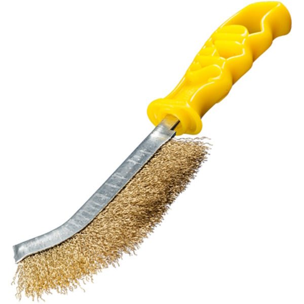 SIT SPAZZOLA SPID GIALLA IN OTTONE CON MANICO MM245 ART.0012