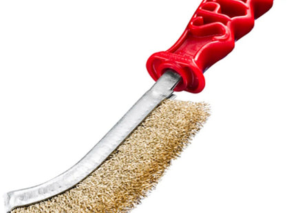 SIT SPAZZOLA SPID ROSSA IN ACCIAIO OTTONATO CON MANICO MM245 ART.0010