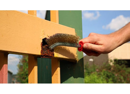 SIT SPAZZOLA SPID ROSSA IN ACCIAIO OTTONATO CON MANICO MM245 ART.0010