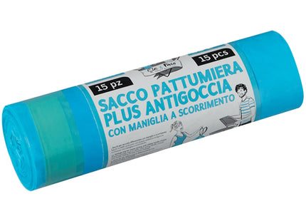 ELEPACKING SACCHI SPAZZATURA PROFUMATI AZZURRO CM55X65 LT50 PZ15