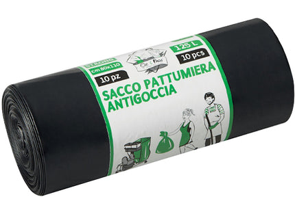 ELEPACKING SACCHI SPAZZATURA NERO CM 80X110 LT125 MY50 PZ10