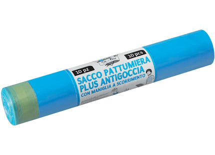 ELEPACKING SACCHI SPAZZATURA PROFUMATI AZZURRO CM70X105 LT110 PZ10