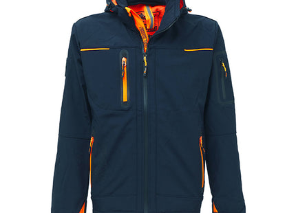 U-POWER GIACCA TECNICA IN SOFTSHELL SPACE COLORE DEEP BLUE