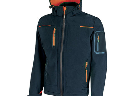 U-POWER GIACCA TECNICA IN SOFTSHELL SPACE COLORE DEEP BLUE