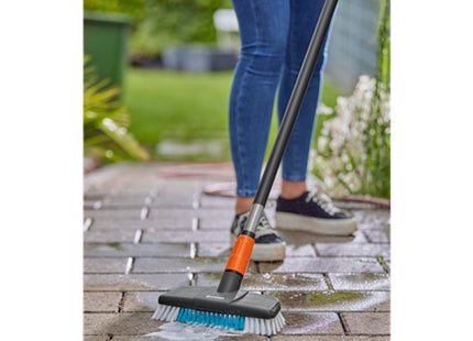 GARDENA 18816 CLEAN SYSTEM SPAZZOLONE CON RASCHIETTO