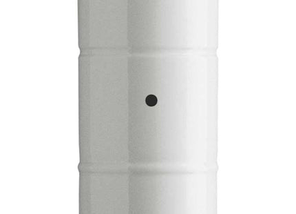 SAVE TUBO CON FORI SMALTATO PER SERRANDOLA BIANCO D.CM12*