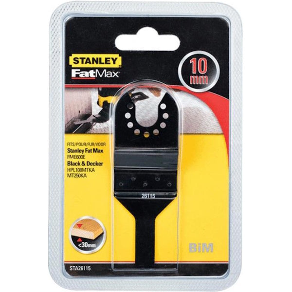 STANLEY LAMA PER MULTIFUNZIONE MM.10X30 BIMETALLO LEGNO METALLO PLASTICA