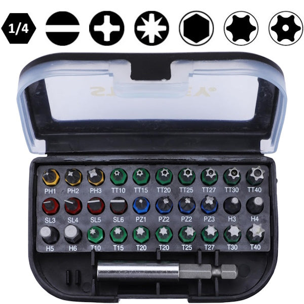 STANLEY SET DI INSERTI BITS E PORTAINSERTI PZ31