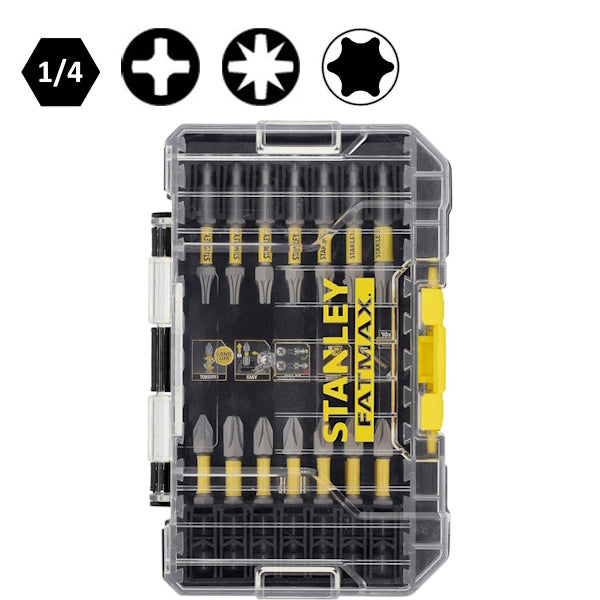 STANLEY SET DI INSERTI BITS E PORTAINSERTI PZ22