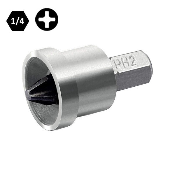 STANLEY INSERTO BIT PER VITI DA CARTONGESSO A CROCE PHILLIPS PH2 DA 1/4"