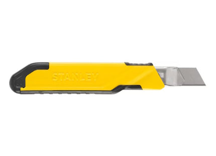 STANLEY CUTTER AUTOBLOCCANTE IN PLASTICA E GOMMA PER LAME DA MM18