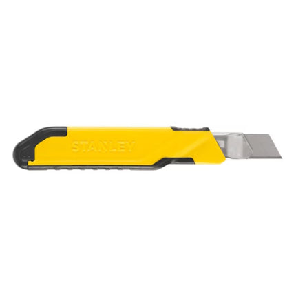 STANLEY CUTTER AUTOBLOCCANTE IN PLASTICA E GOMMA PER LAME DA MM18