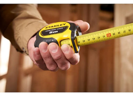 STANLEY FLESSOMETRO CONTROL-LOCK MT 5 NASTRO MM25