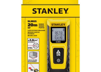 STANLEY MISURATORE LASER SLM 65 DISTANZA MISURABILE MAX MT20