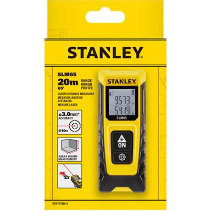 STANLEY MISURATORE LASER SLM 65 DISTANZA MISURABILE MAX MT20