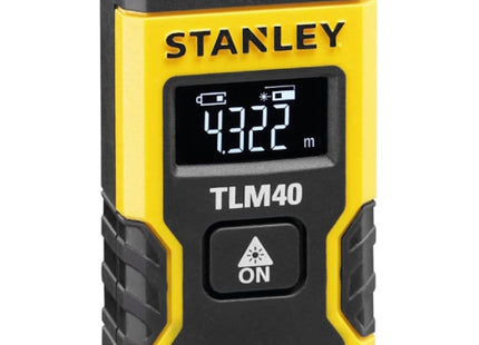 STANLEY MISURATORE LASER TLM40 DISTANZA MISURABILE MAX MT12