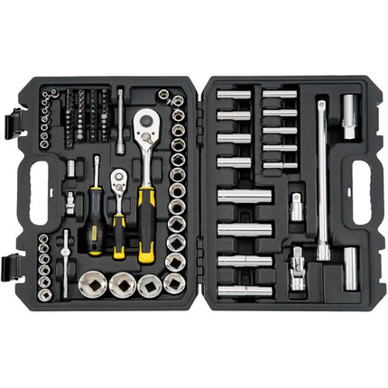 STANLEY ASSORTIMENTO CHIAVI A BUSSOLA DA 1/4" - 1/2" PZ 96