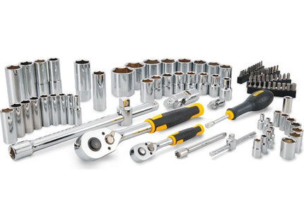 STANLEY ASSORTIMENTO CHIAVI A BUSSOLA DA 1/4" - 1/2" PZ 96