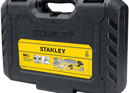 STANLEY ASSORTIMENTO CHIAVI A BUSSOLA DA 1/4" - 1/2" PZ 96