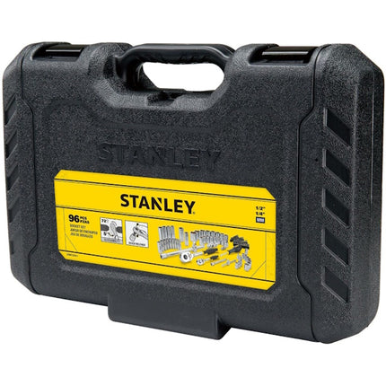 STANLEY ASSORTIMENTO CHIAVI A BUSSOLA DA 1/4" - 1/2" PZ 96